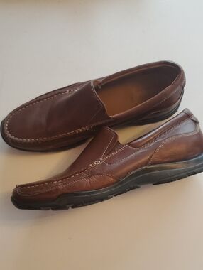 Men's Cole Haan Brown Leather Slip-On Loafers